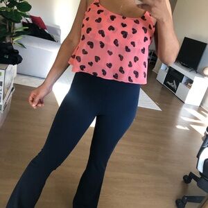 Mesh crop top tank small